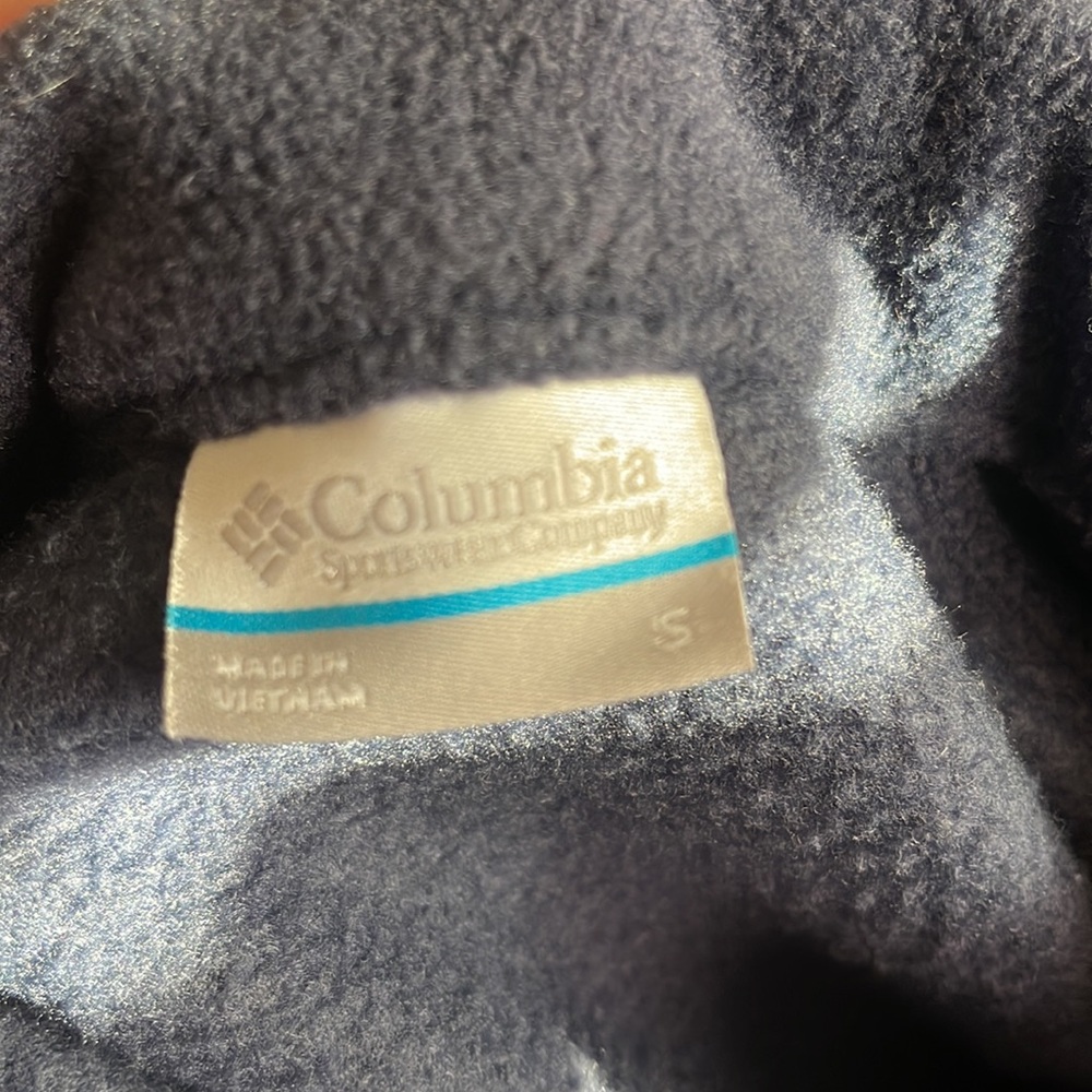 Dark blue Columbia fleece - Picture 6 of 6